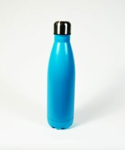 Insulated thermos bottle, blue. 500 ml.