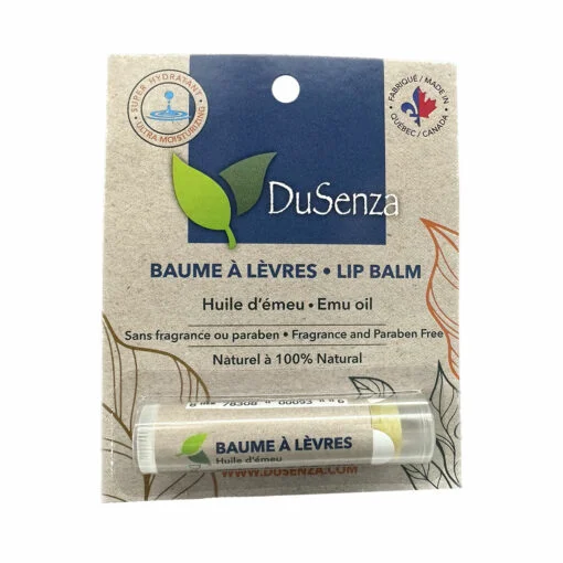 Baume à lèvres à l'huile d'émeu
