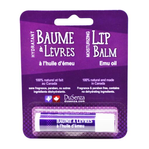 Emu Oil Lip Balm. Made in Canada.