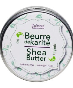 Organic shea butter. 70 gr tin.