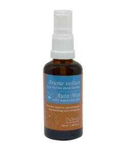 Deodorising auto mist with essential oils. 50 ml spray bottle.