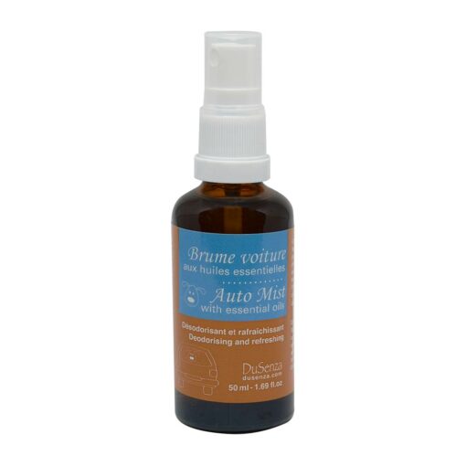 Deodorising auto mist with essential oils. 50 ml spray bottle.