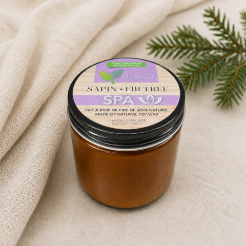 Chandelle de soya - Sapin