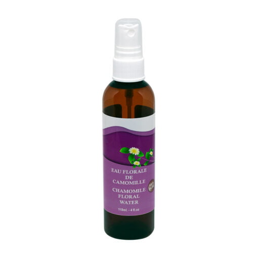 Chamomile floral water. 118 ml (4 oz) spray bottle.