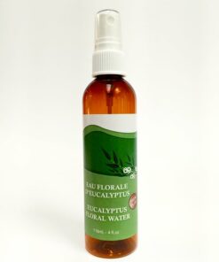 Eau florale d'eucalypus. Bouteille de 118 ml avec vaporisateur.