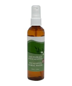 Eau florale d'eucalyptus. Bouteille de 118 ml avec vaporisateur.