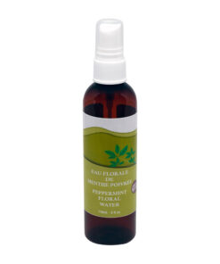 Peppermint floral water. 118 ml (4 oz) spray bottle.