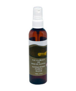 Sandalwood floral water. 118 ml (4 oz) spray bottle.