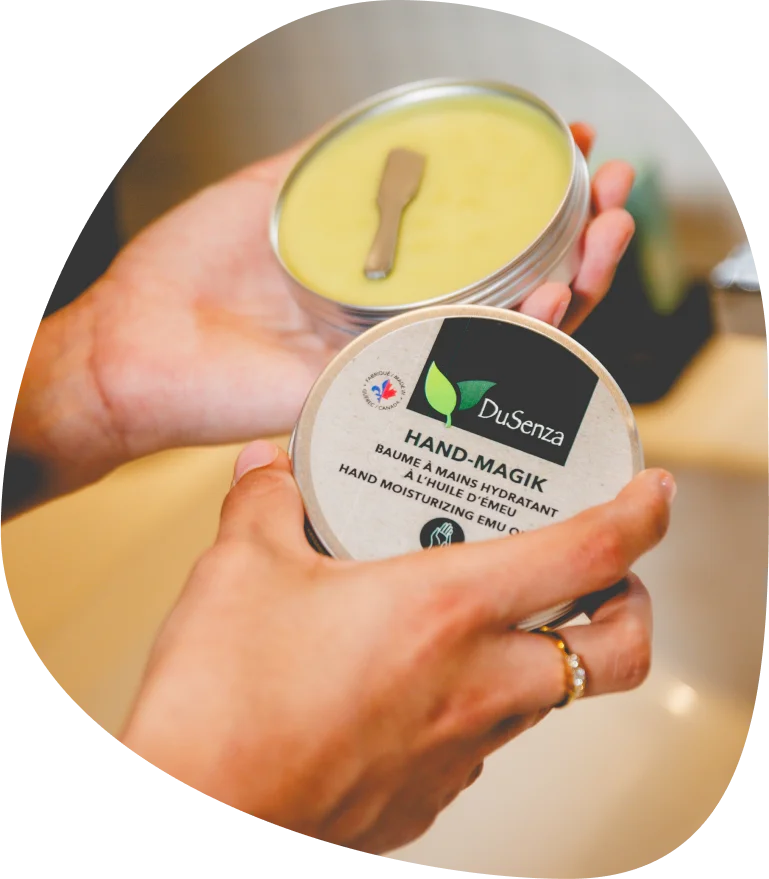 Hand-magik hand moisturizing oil.