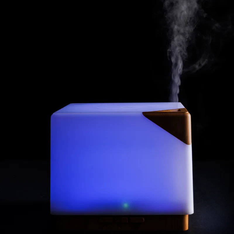 Faux Wood Cube Diffuser - Image 2