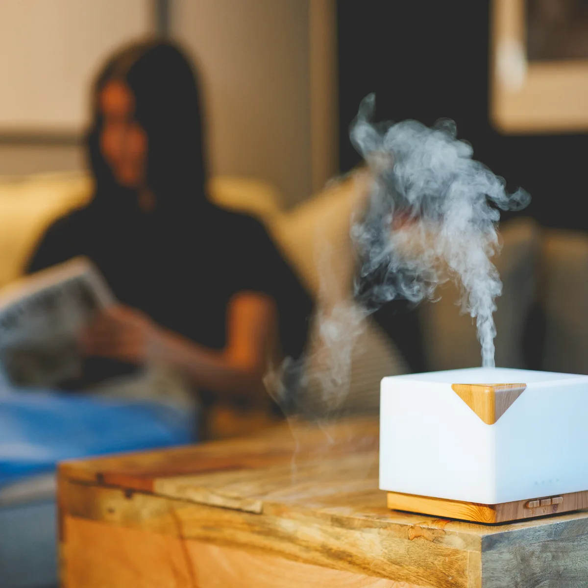 Diffuseur Cube Simili Bois – Image 3