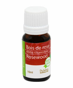 Huile essentielle de bois de rose. Bouteille de 10 ml.