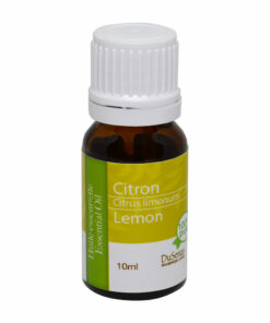 Lemon essential oil. 10 ml bottle.