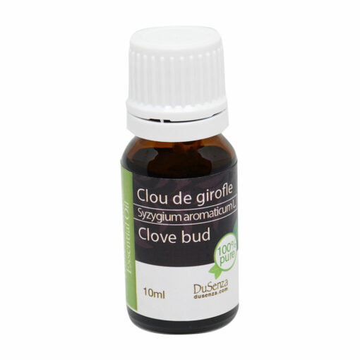 Huile essentielle de clou de girofle. Bouteille de 10 ml.