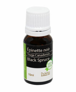 Black spruce essential oil. 10 ml bottle.