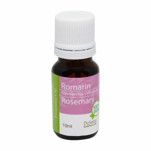 Rosemary essential oil. 10 ml bottle.